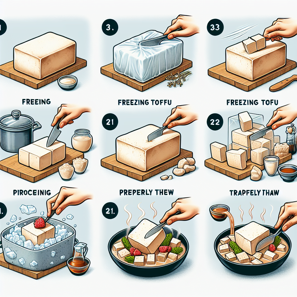 두부 얼리는 방법과 해동 방법으로 더 맛있게 즐기는 법