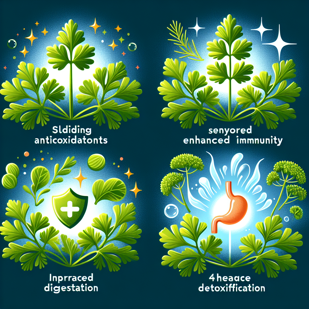 파슬리의 4가지 효능과 영양 성분으로 디톡스를 도와주세요!