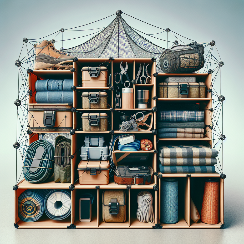 캠핑 수납 추천, 빠르게 정리하고 쉽게 꺼내는 구조