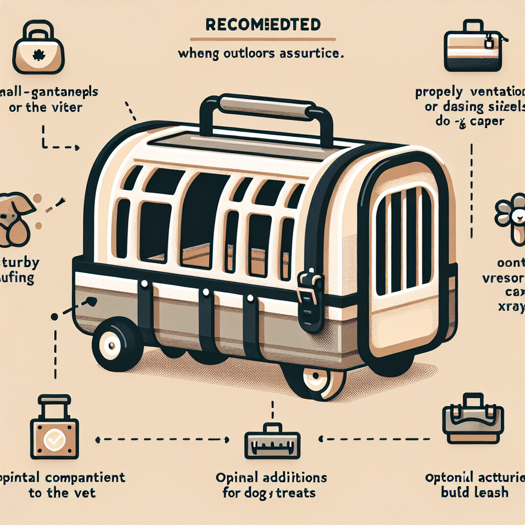강아지 이동장 추천, 외출과 병원 갈 때 안심되는 이동템