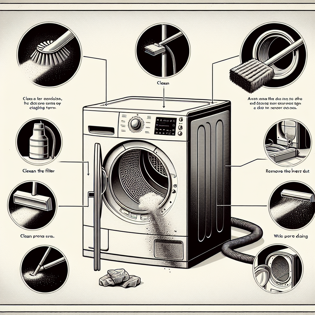 건조기 청소법, 필터부터 내부 먼지까지 완전 정리