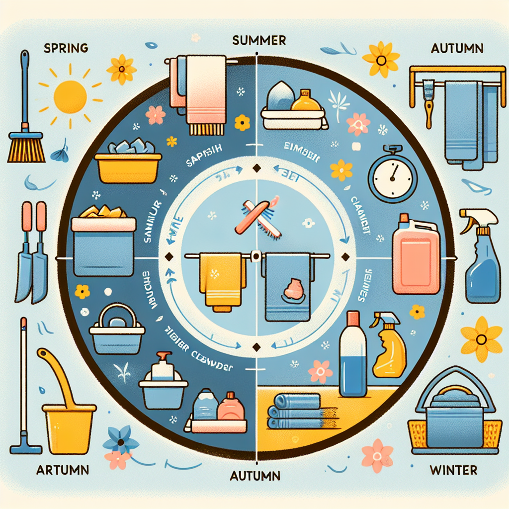 계절청소 루틴, 봄·여름·가을·겨울마다 필수 정리 타이밍