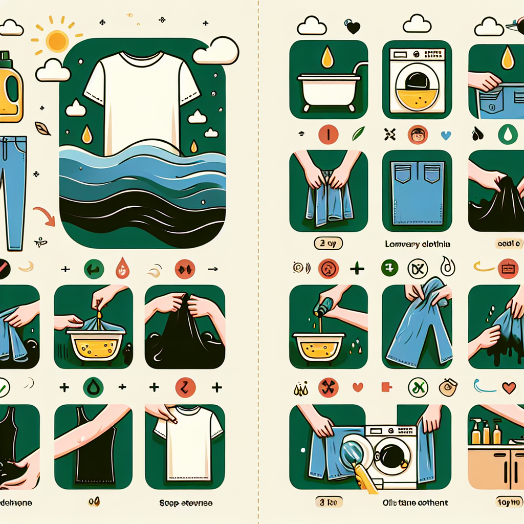 기름 묻은 옷 세탁법, 세제 없이도 자국 빠지는 생활 팁