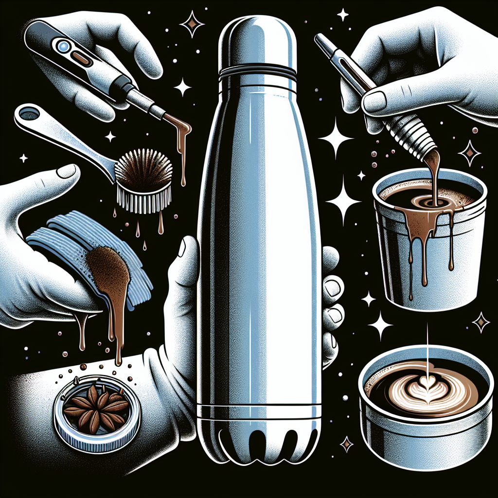 보온병 세척법, 커피 얼룩과 냄새까지 말끔하게 제거