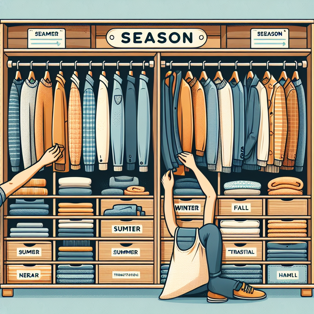 옷장 계절 옷 정리법, 꺼낼 때 쉽게 찾는 분류 방식