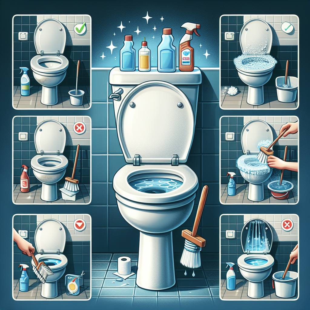 욕실 변기 얼룩 제거, 세정제 없이도 가능한 청소법