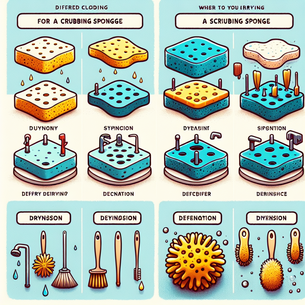 수세미 말리는 위치, 위생 차이가 큰 선택 기준