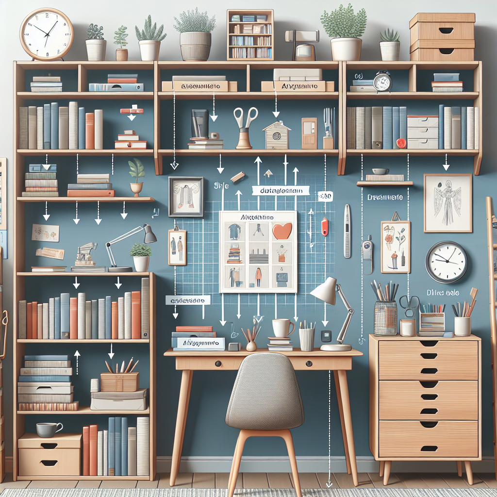 선반 높이 조절 팁, 수납 효율 극대화하는 배치 기술