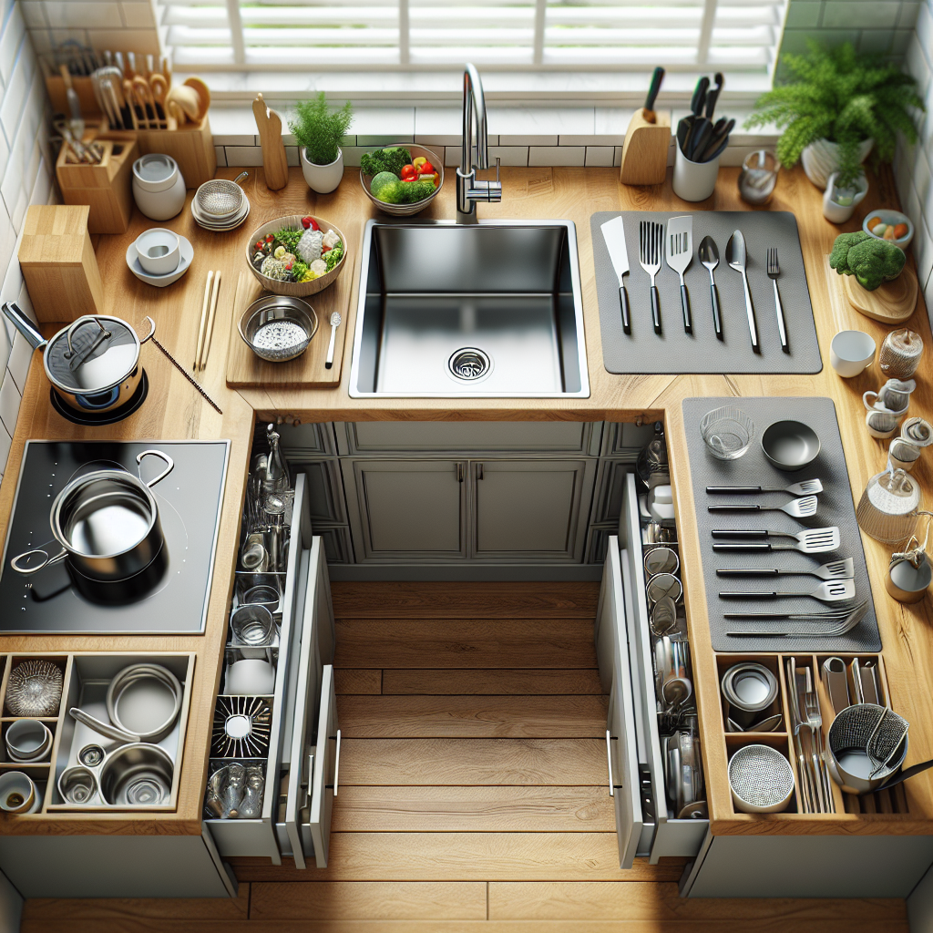 주방 싱크대 정리, 요리 동선 짧아지는 배치