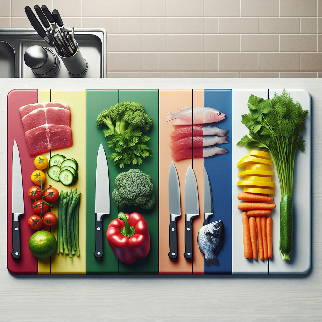 도마 색상 구분, 교차 오염 막는 습관