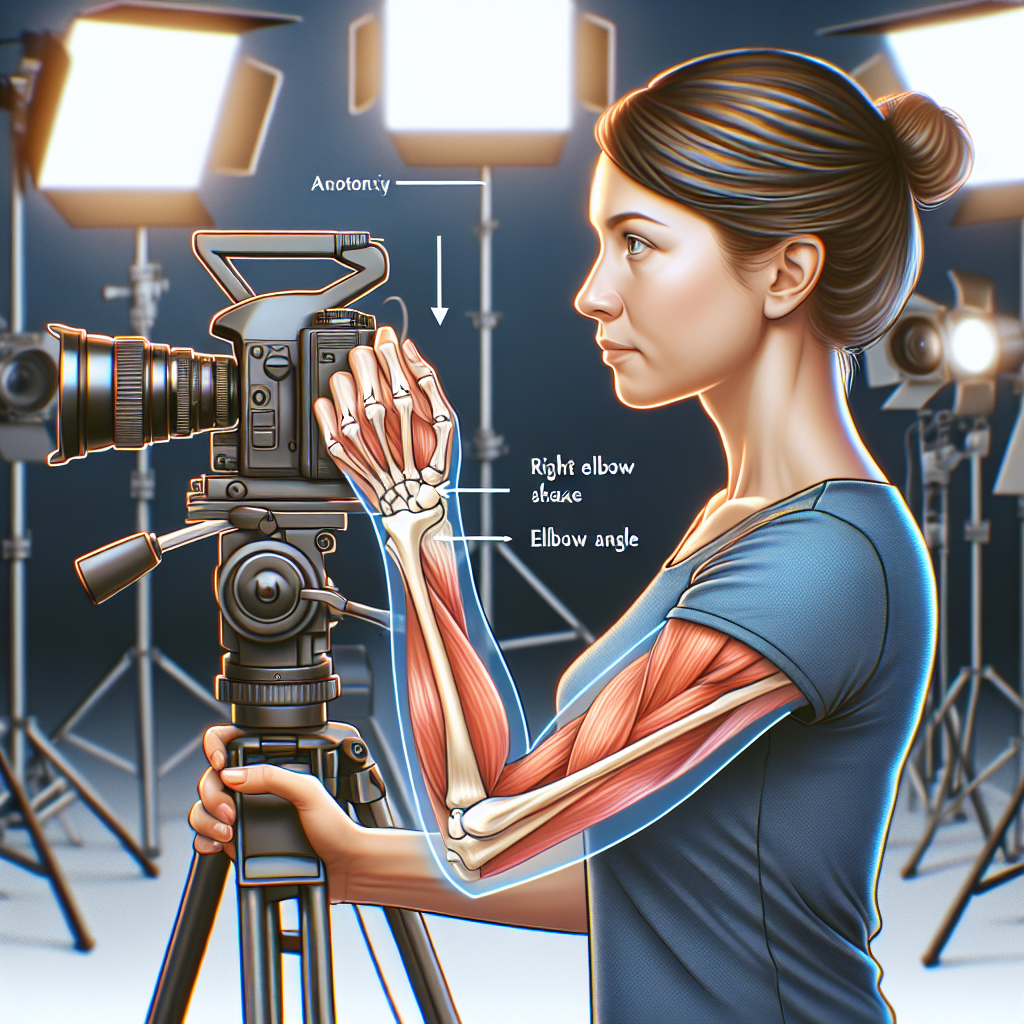 영상 촬영 흔들림 줄이기, 팔꿈치 각도가 중요한 이유