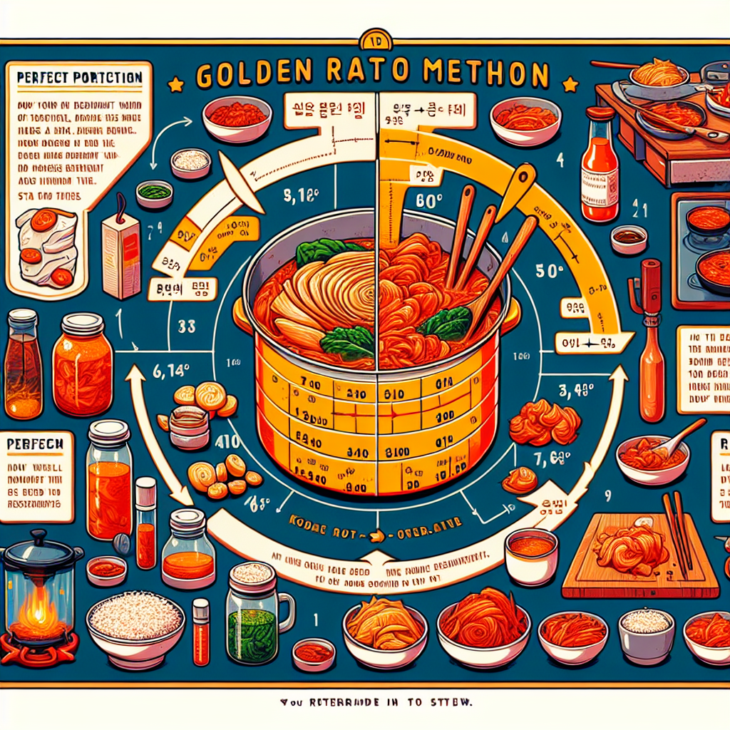 김치찌개 황금비율, 식당보다 맛있게 끓이는 비법