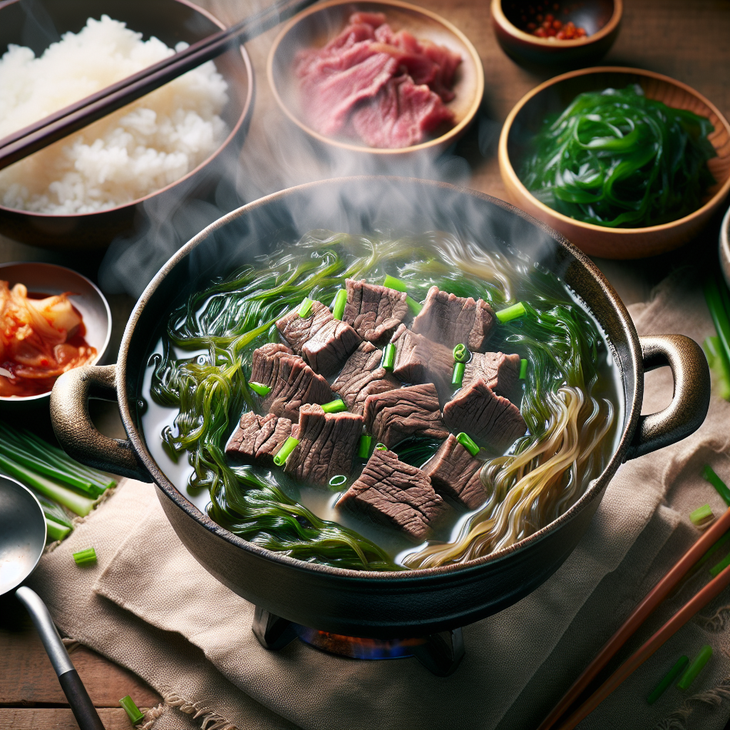 미역국 맛있게 끓이기, 소고기 미역국의 정석 공개