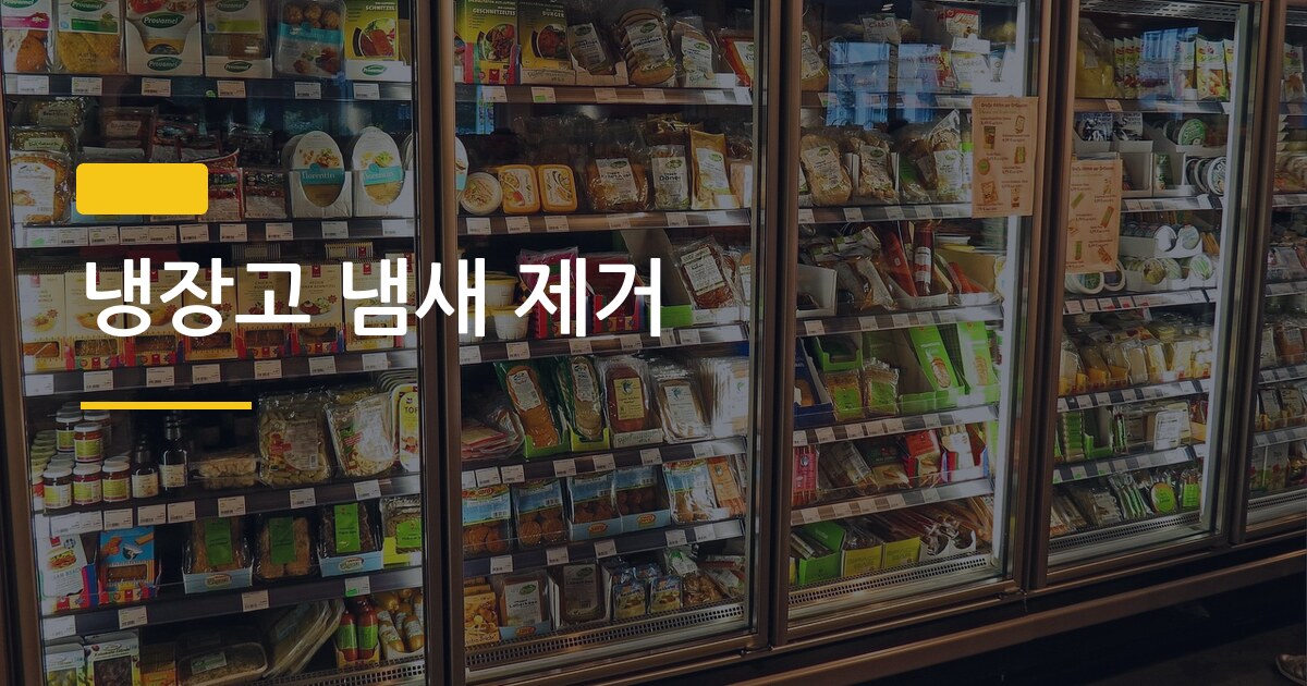 냉장고 냄새 제거, 베이킹소다·숯·커피찌꺼기 중 진짜 효과 있는 건 뭘까