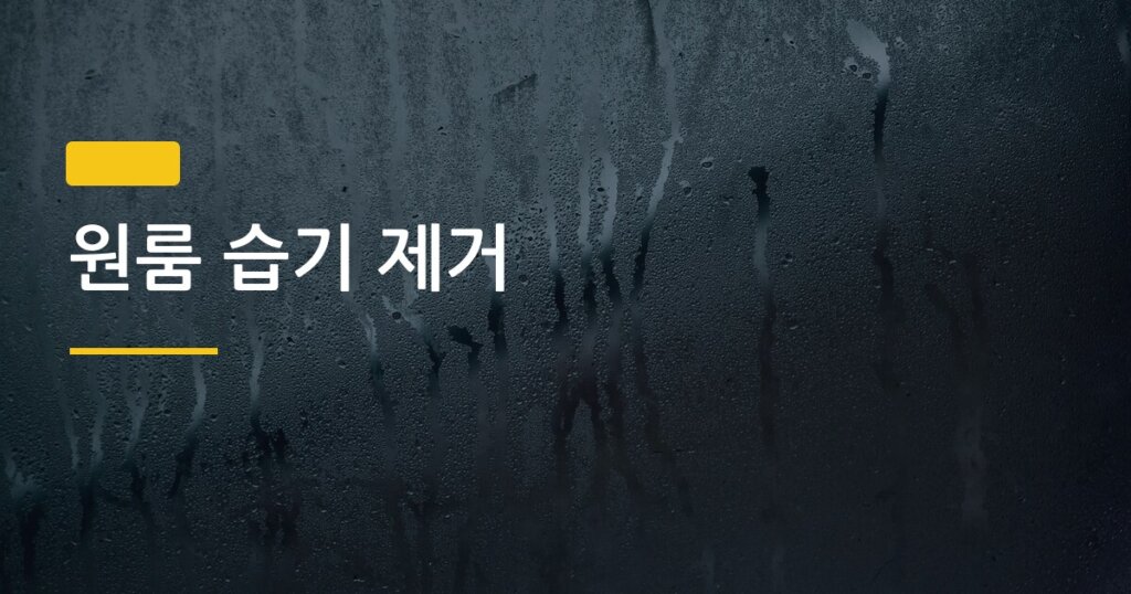 원룸 습기 제거, 제습제&middot;에어컨&middot;선풍기 중 진짜 효과 있는 건 뭘까
