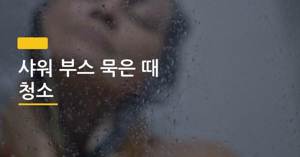 샤워 부스 묵은 때 청소, 포기했던 내가 결국 성공한 딱 한 가지 방법